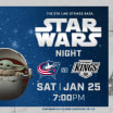 blue jackets star wars night january 25