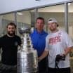 Sullivan invites parents to hold infant inside Stanley Cup