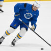 Holloway back on the ice for first day of training camp