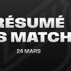 Résumé matchs LNH 24 mars 2026
