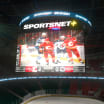 Flames Unveil Sportsnet Scoreboard