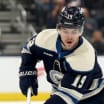 adam fantilli happy to be back on the ice for blue jackets