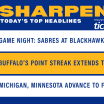 Sharpen Up: March 28, 2022 | Sabres look to extend streak at Chicago