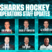 San Jose Sharks announce Hockey Operations Staff updates