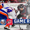 New York Islanders Carolina Hurricanes Game 2 recap April 22