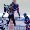 Wes McCauley acknowledges Sam Rosen final New York Rangers opener