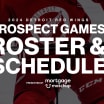 Red Wings release 2024 NHL prospect games roster and schedule