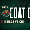 MINNESOTA WILD TO HOST WINTER COAT DRIVE ON FRIDAY, NOVEMBER 29 2024