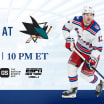 Rangers at Sharks: Pregame Notes | 01.23.26