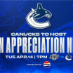 VANCOUVER CANUCKS TO HOST FAN APPRECIATION NIGHT, PRESENTED BY PEPSI