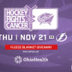 blue jackets 2024 hockey fights cancer november 21 ohiohealth