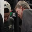 Wayne Gretzky visits Dallas Stars locker room after series clinching Game 6