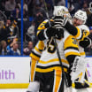 Tristan Jarry Pittsburgh sticht Linus Ullmark Boston Bruins mit seinem Goalie-Tor aus