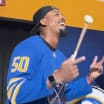 Buffalo Sabres Bills good luck drum pregame