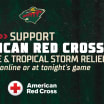 MINNESOTA WILD AND AMERICAN RED CROSS TO RAISE MONEY FOR HURRICANE VICTIMS 101024