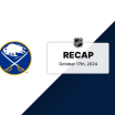 Buffalo Sabres Columbus Blue Jackets game recap October 17