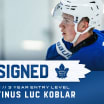 Maple Leafs Sign Forward Tinus Luc Koblar to Three-Year Entry-Level Contract