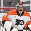 Samuel Ersson utgick skadad när Philadelphia Flyers föll mot Boston Bruins