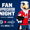 Capitals to Host Fan Appreciation Week Presented by Bud Light April 8-15