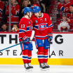 Nick Suzuki and Cole Caufield share special NHL Awards moment