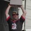 Carolina Hurricanes cinder block Stanley Cup parade