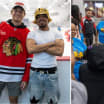 Chance the Rapper surprises kids at Blackhawks program