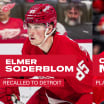 Red Wings recall Elmer Soderblom from Grand Rapids