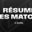 Résumé matchs LNH 2 avril 2026