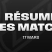 Résumé matchs LNH 17 mars 2026