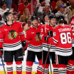 Philipp Kurashev gelingt in der Overtime der Siegtreffer fuer die Chicago Blackhawks