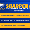 Sharpen Up: April 10, 2023 | Sabres enter stretch of 4 games in 5 days