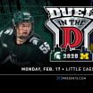 College hockey fans invited to annual "Duel In The D" on Monday, Feb. 17
