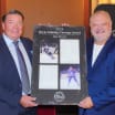 Jari Kurri celebrated as Borje Salming Courage Award winner during Global Series Finland