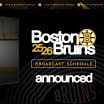 Bruins 2025-26 National TV Broadcast Schedule Released