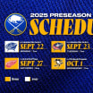 buffalo sabres 2025-26 preseason schedule