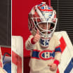 Le fils de Mike Matheson prend la pose avec le masque de Montembeault