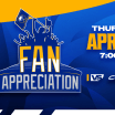 buffalo sabres to host fan appreciation night this thursday april 11 at keybank center giveaways prizes