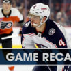 Columbus Blue Jackets Philadelphia Flyers game recap December 21