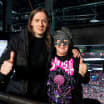 Tobias Forge of Ghost drops by organist booth at Habs game