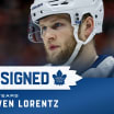 Maple Leafs Re-sign Forward Steven Lorentz