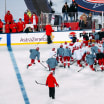 Red Wings have ‘a lot of fun’ practicing outdoors, enjoy family skate at Ohio Stadium on Friday night