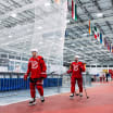 Red Wings practice at Utah Olympic Oval on Sunday afternoon 