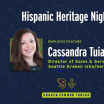 staff profile for Hispanic Heritage Night: Cassandra Tuiasosopo-ft