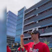 Carolina Hurricanes fans fill out parking garage Stanley Cup parade