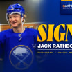 buffalo sabres sign jack rathbone to two-year contract