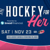 Blue Jackets ‘Hockey For Her’ returns