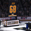Jagr’s No. 68 retired by Penguins in ‘great day’ for legend