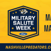 Nashville Predators to Host Ford Military Salute Week March 19-23 With Two Military Appreciation Games