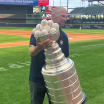 Panthers general manager Bill Zito day with Stanley Cup in Milwaukee