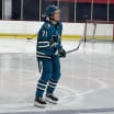 Macklin Celebrini first skate in San Jose Sharks uniform